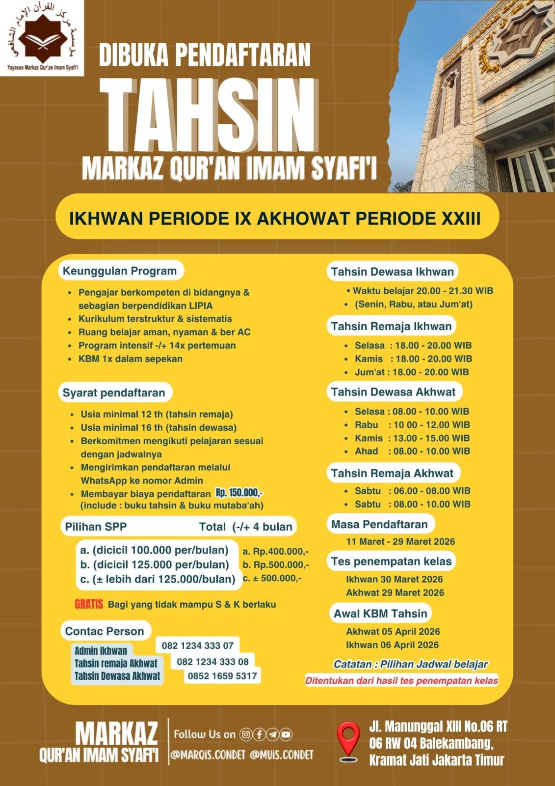 Program Tahsin Marqis